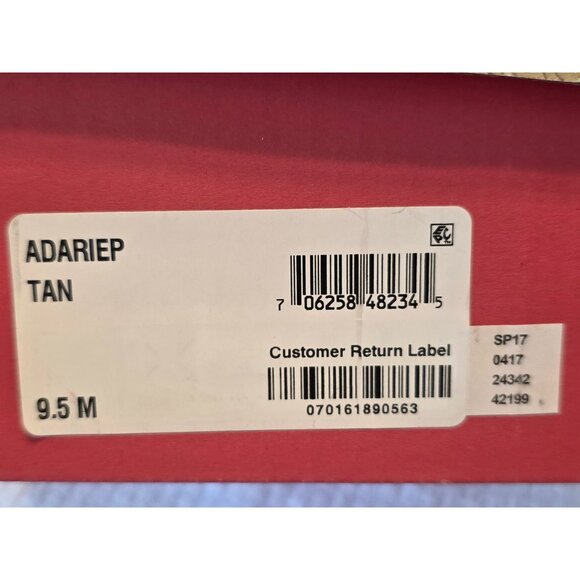 American Rag Adariep Tan Cutout Booties With Buckle & Zipper Closure Size 9.5M - Picture 3 of 11